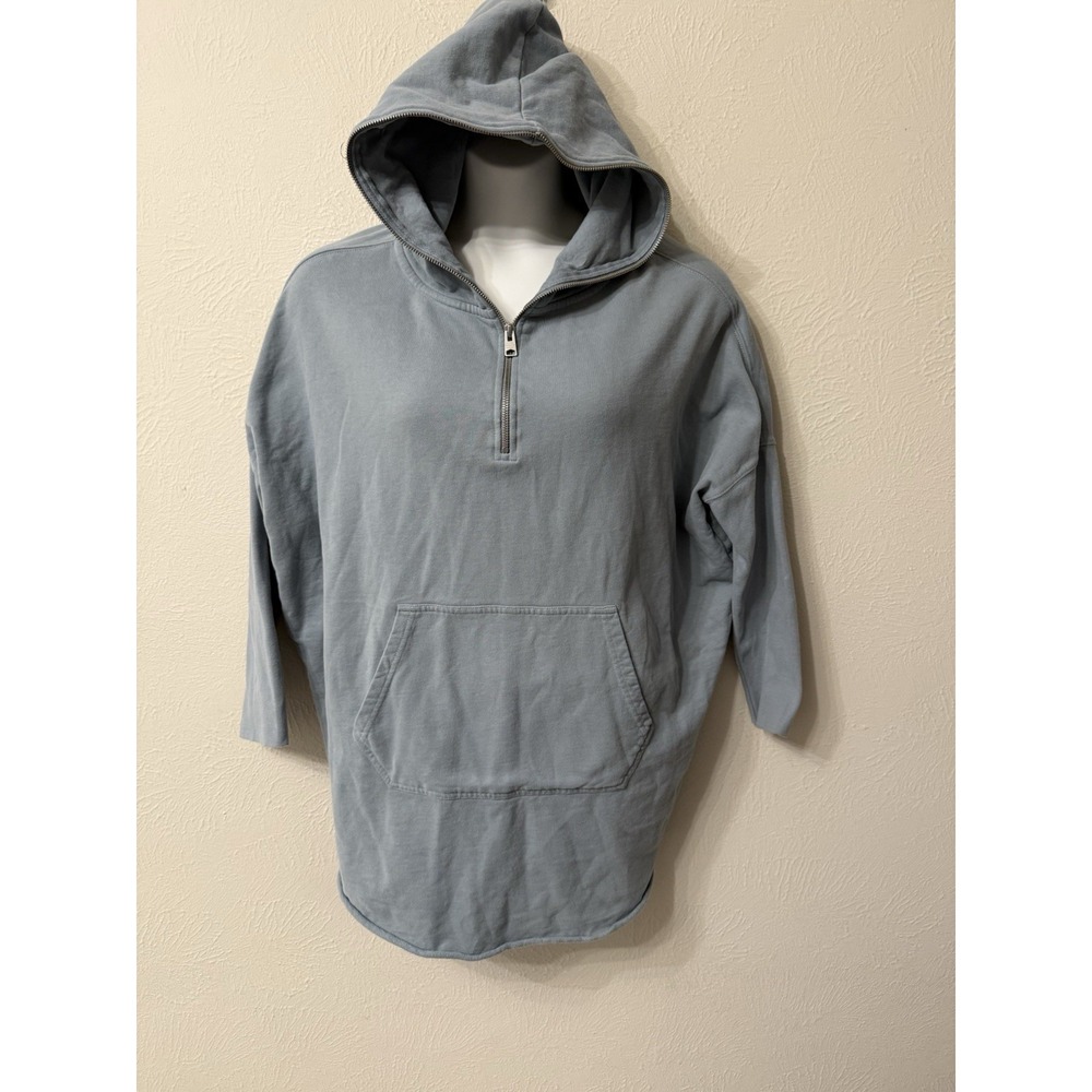 AllSaints women's size M Xonda Hoody Dress oversize blue comfy Cozy